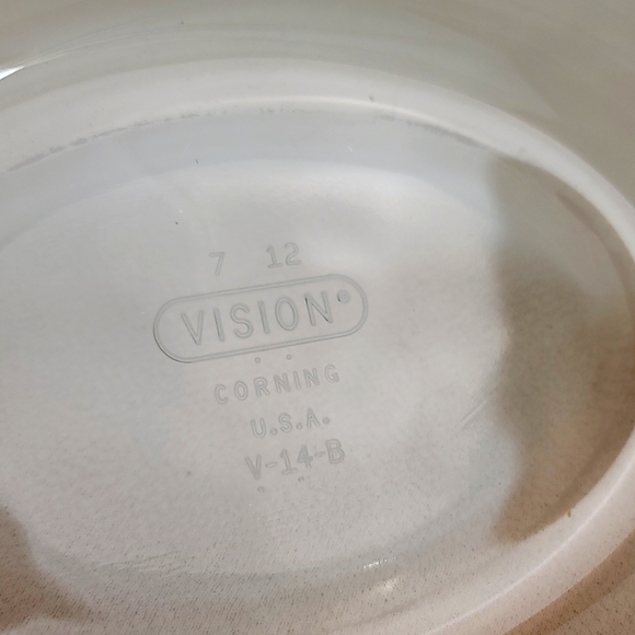 Corningware Visions Oval Amber Glass V- 14-B Dish - Picture 2 of 11